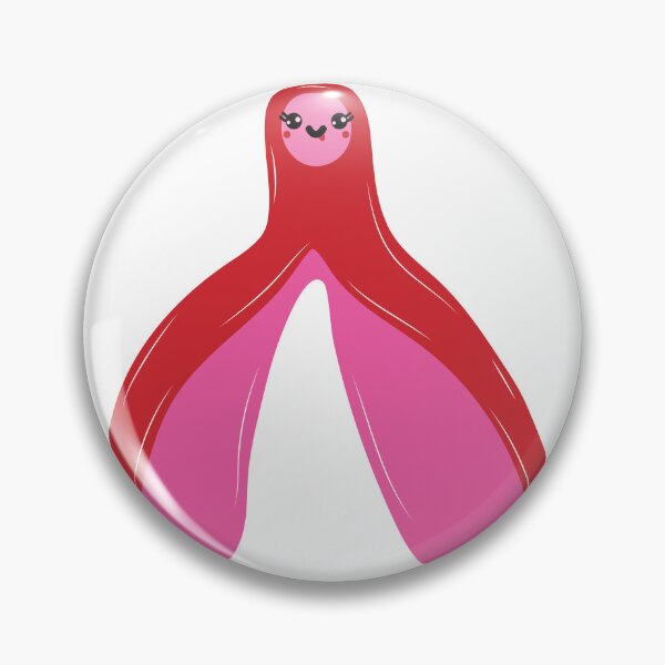 Item preview, Reproductive system of the clitoris with kawaii eyes. designed and sold by Innamalinka.