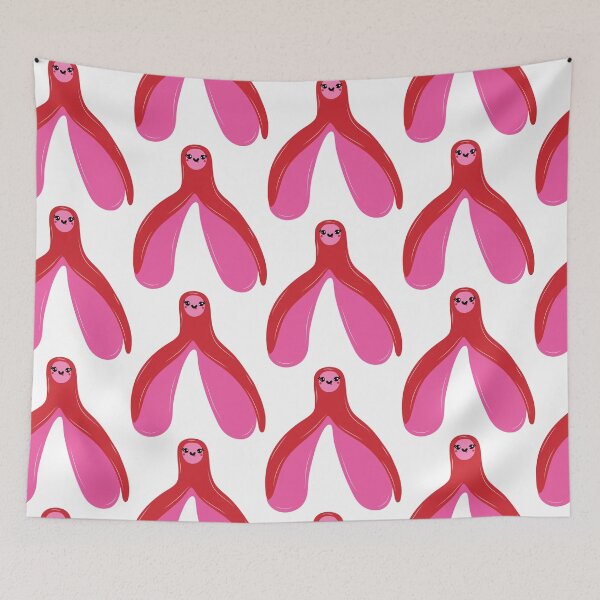 Item preview, Reproductive system of the clitoris with kawaii eyes. designed and sold by Innamalinka.