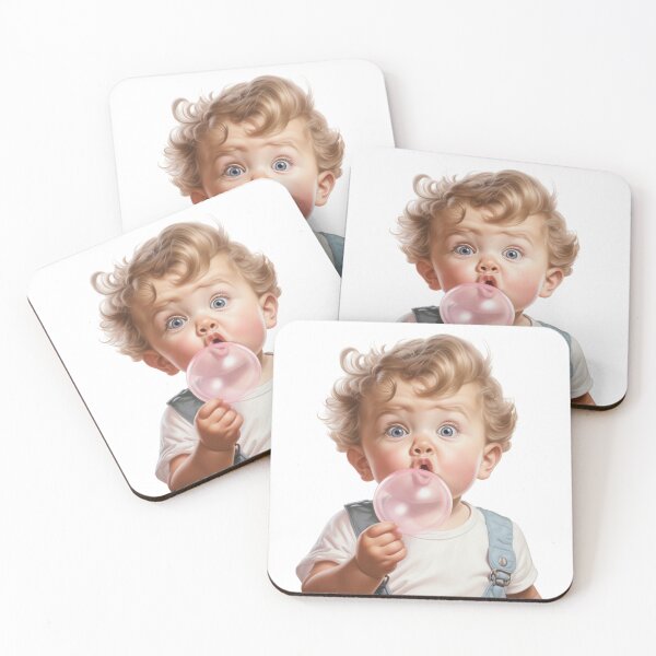 Item preview, baby blowing bubblegum designed and sold by doctordesign.