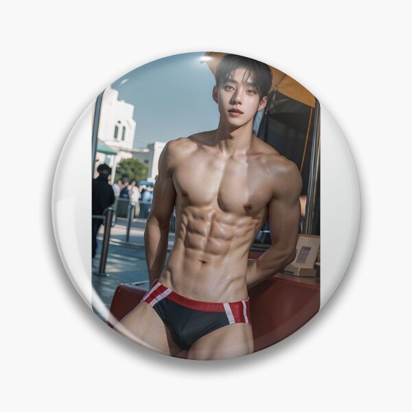 Item preview, sexy cool guy nude in themepark designed and sold by ThickDesign.