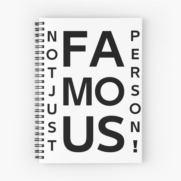 Item preview, Not just Famous Person quote designed and sold by mysteriousquote.