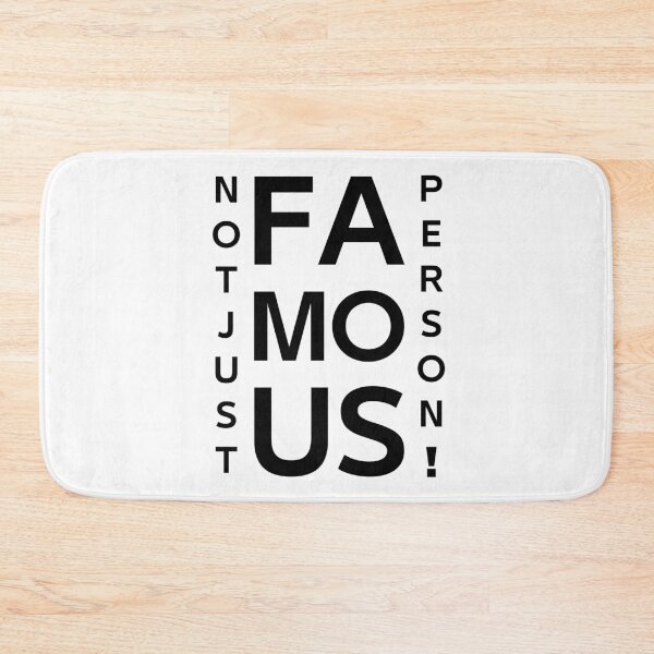 Item preview, Not just Famous Person quote designed and sold by mysteriousquote.