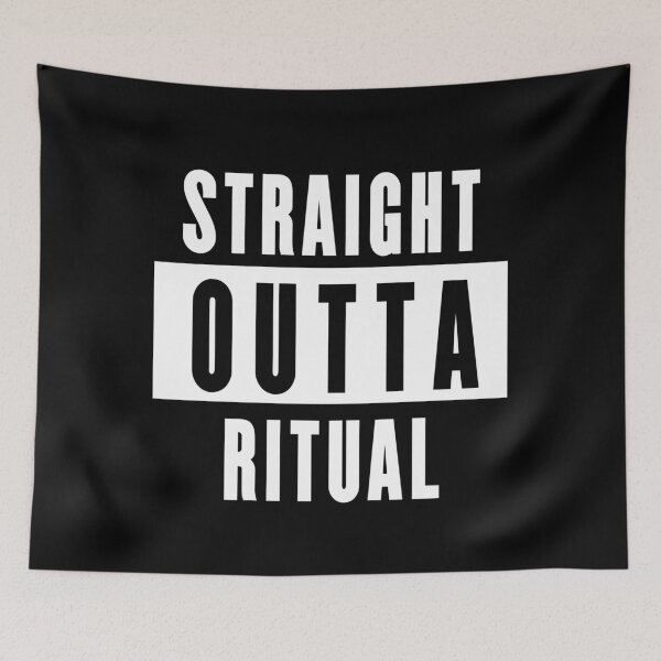 Item preview, Straight Outta Ritual, Parody Style designed and sold by TempleCatWear.