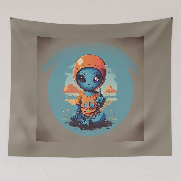 Item preview, Intergalactic Messenger of Peace designed and sold by ArtVibeInk.