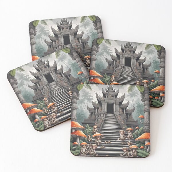 Item preview, Monkeys on magic mushrooms  designed and sold by JackFreestone.