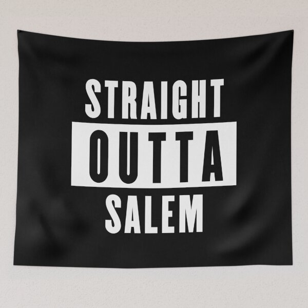 Item preview, Straight Outta Salem, Parody Style designed and sold by TempleCatWear.