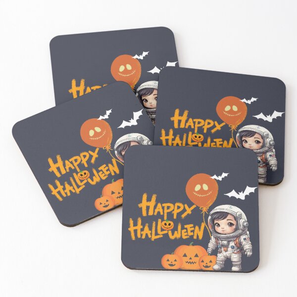Item preview, Spooky Space Explorer: Cartoon Astronaut in Halloween designed and sold by PatternXS.