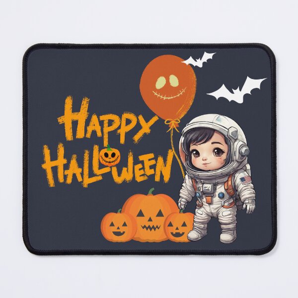 Item preview, Spooky Space Explorer: Cartoon Astronaut in Halloween designed and sold by PatternXS.