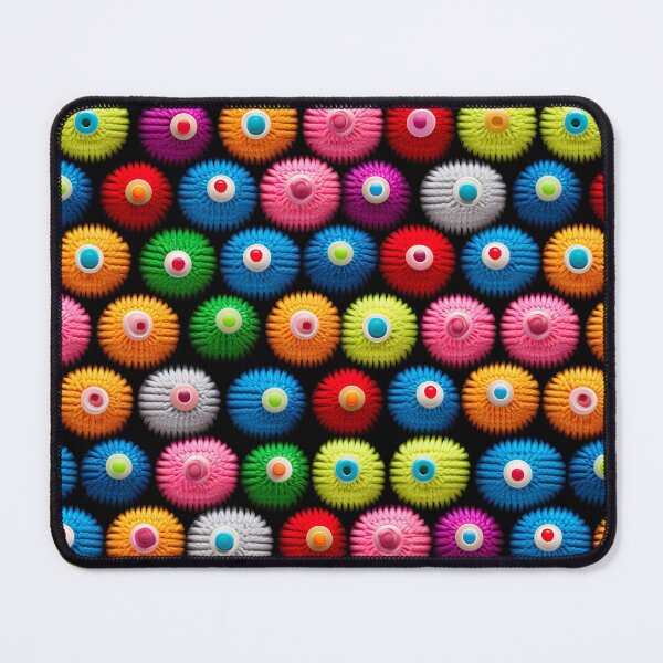 Item preview, Retro design that is reminiscent of pop art motifs made of fabric, wool and felt designed and sold by Pflugart.