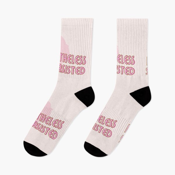 Item preview, Nevertheless She Persisted - Feminist Quote Retro Pink designed and sold by annylands.