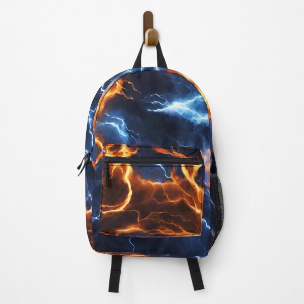 Item preview, Blue And Gold Lightning Splash designed and sold by Mark Cannon.