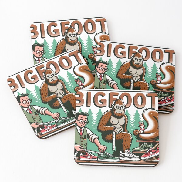 Item preview, Bigfoot's Enormous Footprint Adventure - Sasquatch Wilderness Art designed and sold by The-Library.
