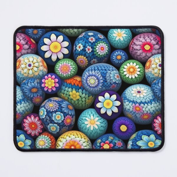 Item preview, Retro design that is reminiscent of pop art motifs made of fabric, wool and felt designed and sold by Pflugart.