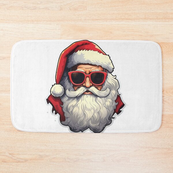 Item preview, Christmas Santa In Glasses | Classic T-Shirt designed and sold by NicolasGlowArt.