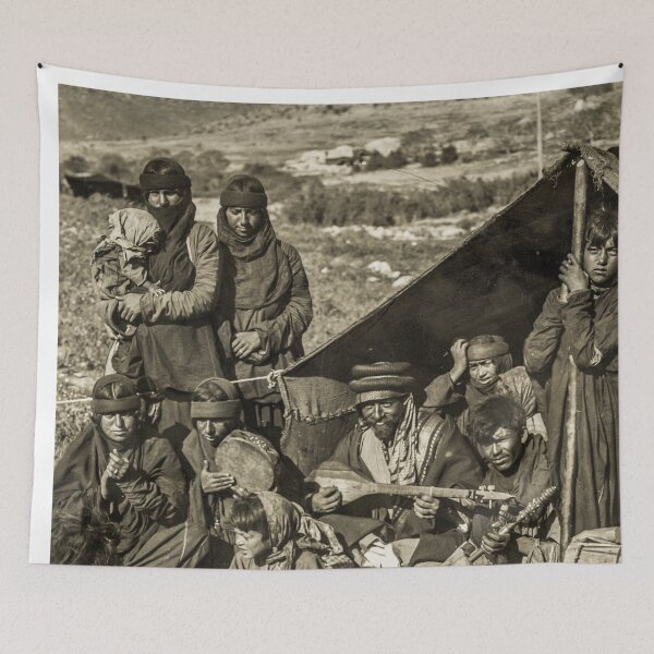 Item preview, Bedouin Music Band, Palestine - 1902 designed and sold by lobodelnoir.