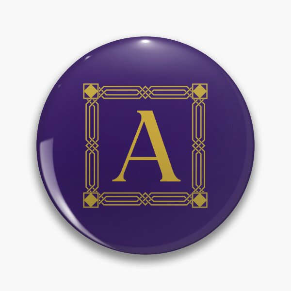 Artikelvorschau, Buchstabe A Monogramm Gold entworfen und verkauft von Jeallan Designs.