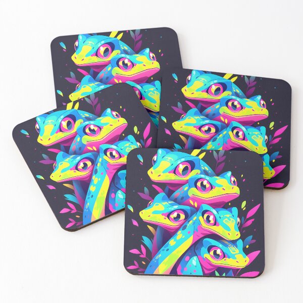 Item preview, “Abstract Iguanas in Fusion of Colors” designed and sold by Art-Vortex-fr.