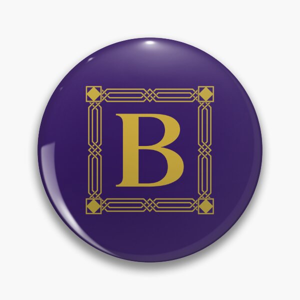 Item preview, Letter B Monogram Gold designed and sold by Jeallan Designs.