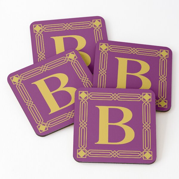 Item preview, Letter B Monogram Gold designed and sold by Jeallan Designs.