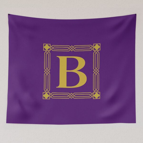 Item preview, Letter B Monogram Gold designed and sold by Jeallan Designs.