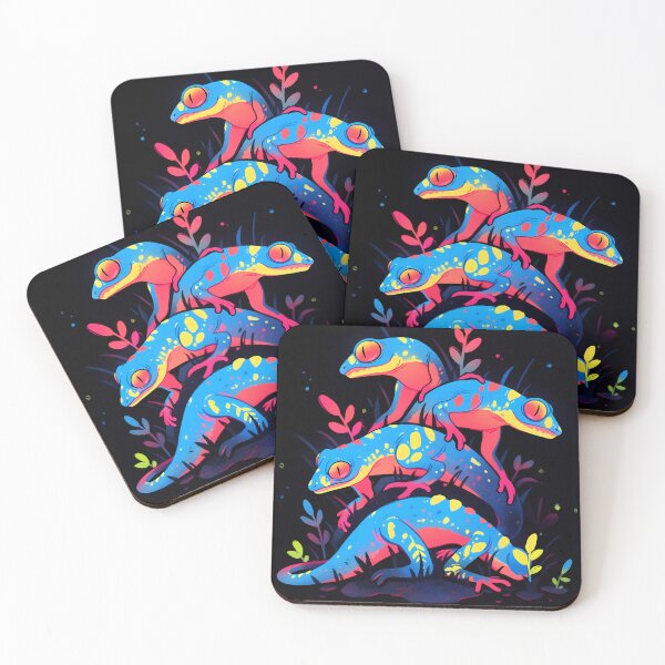 Item preview, “Abstract Iguanas in Fusion of Colors” designed and sold by Art-Vortex-fr.