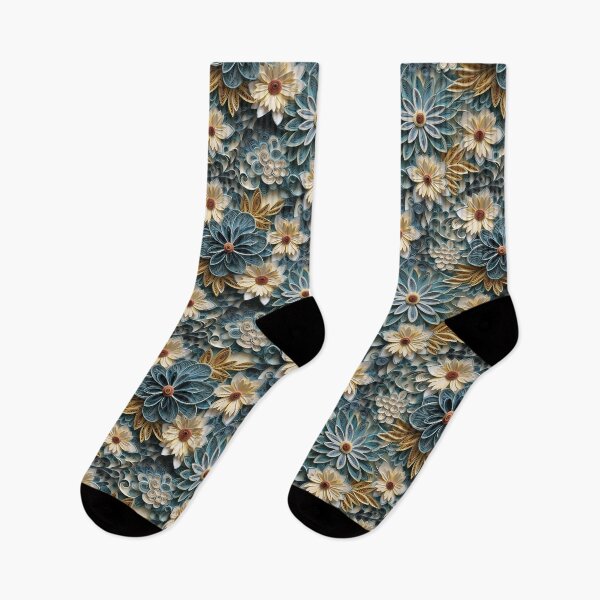 Item preview, Retro design that is reminiscent of floral pop art motifs made of fabric, wool and felt designed and sold by Pflugart.