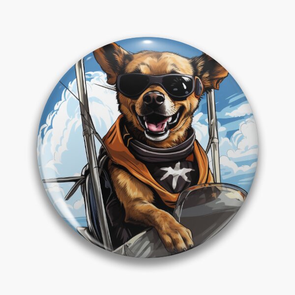 Item preview, Cool hang gliding dog designed and sold by KickbackDogs.