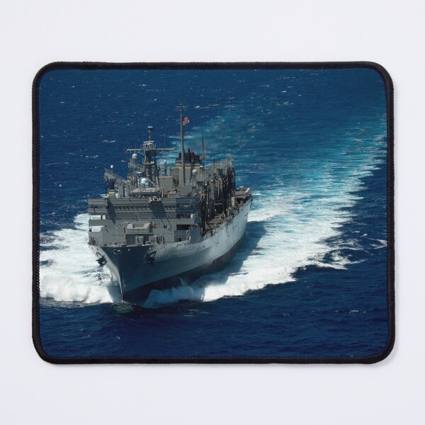 Item preview, STK109763M-Military Sealift Command fast combat support ship USNS Rainier. designed and sold by StocktrekImages.