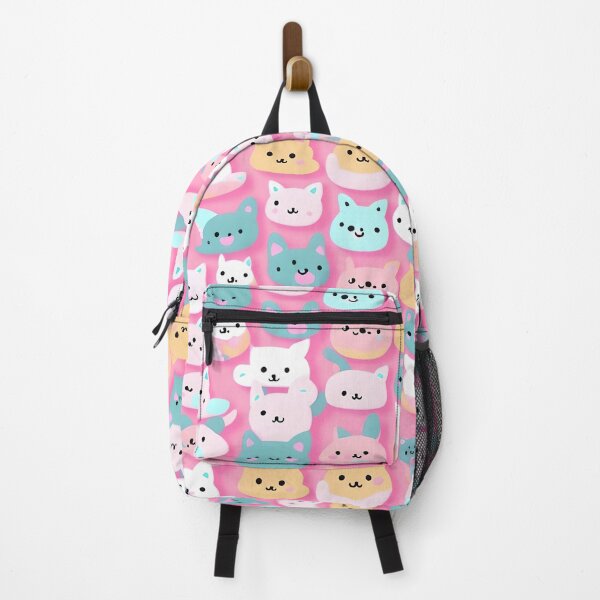 Item preview, Adorable kawaii animal faces pattern in pastel shades  designed and sold by 29Bumblebee.