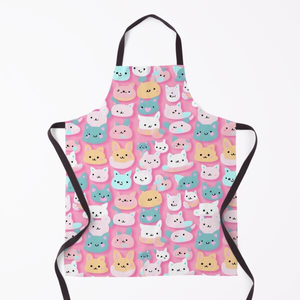 Item preview, Adorable kawaii animal faces pattern in pastel shades  designed and sold by 29Bumblebee.
