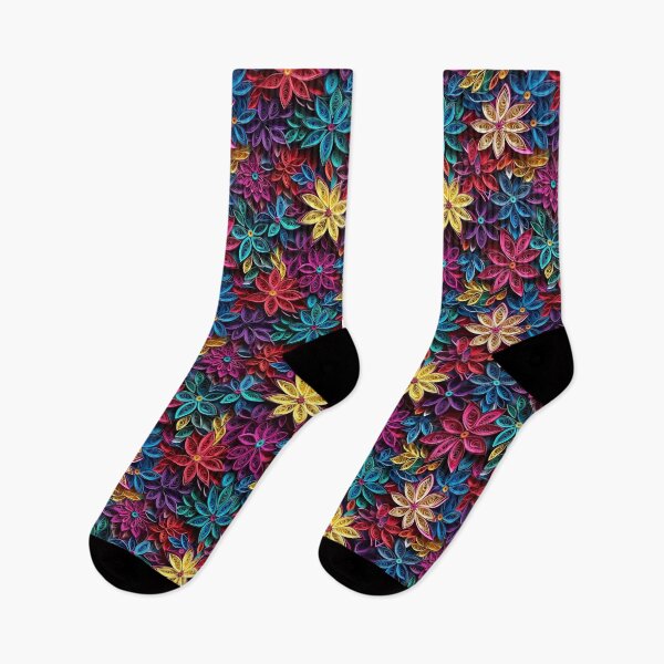 Item preview, Retro design that is reminiscent of floral pop art motifs made of fabric, wool and felt designed and sold by Pflugart.