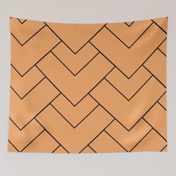 Item preview, Sandy Brown Geometric Abstract Pattern. designed and sold by ARichArts.