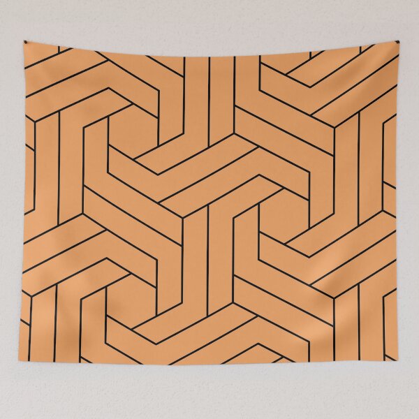 Item preview, Sandy Brown Geometric Abstract Pattern. designed and sold by ARichArts.