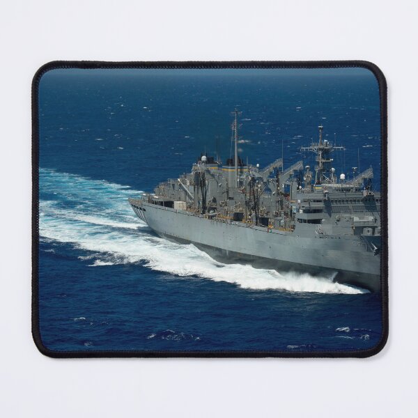Item preview, STK109762M-Military Sealift Command fast combat support ship USNS Rainier. designed and sold by StocktrekImages.