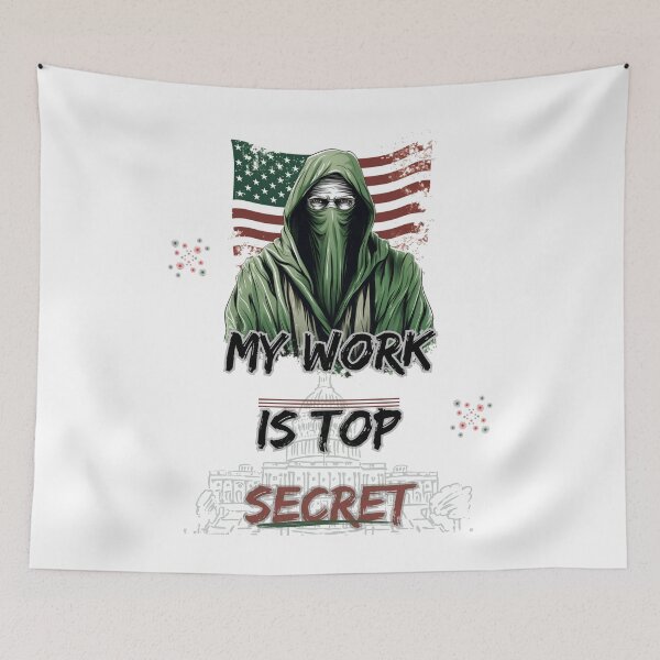Item preview, Top Secret Hoodie designed and sold by alaa-mously.