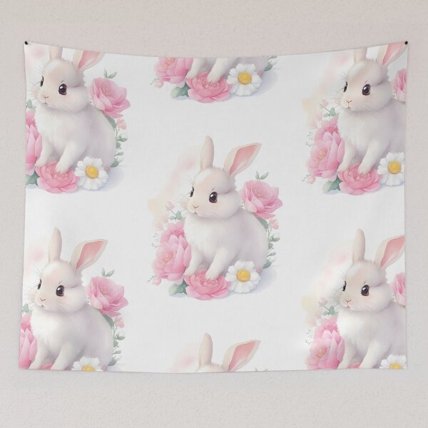 Item preview, Bunny in Bloom designed and sold by NickTaroDesign.