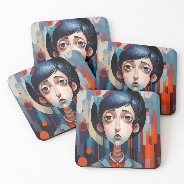 Item preview, The Girl and the City designed and sold by DigitalDoodleDK.