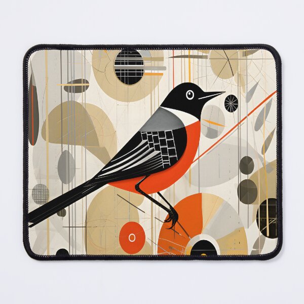 Item preview, Songbird Amidst Geometric Harmony designed and sold by DigitalDoodleDK.