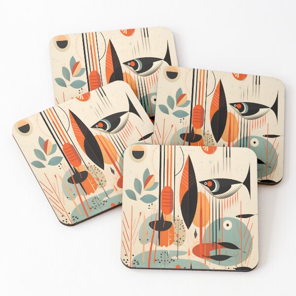 Item preview, Abstract Aquatic Harmony designed and sold by DigitalDoodleDK.