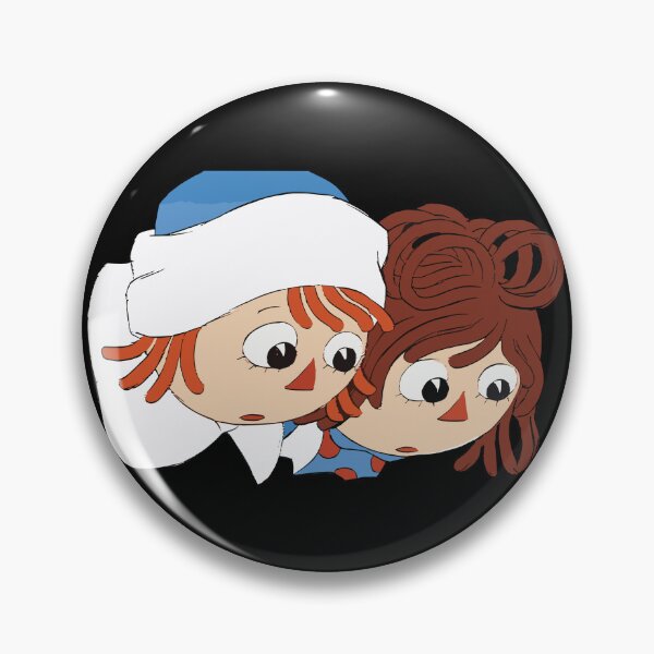 Item preview, raggedy ann and raggedy andy cartoon designed and sold by TARTORE.
