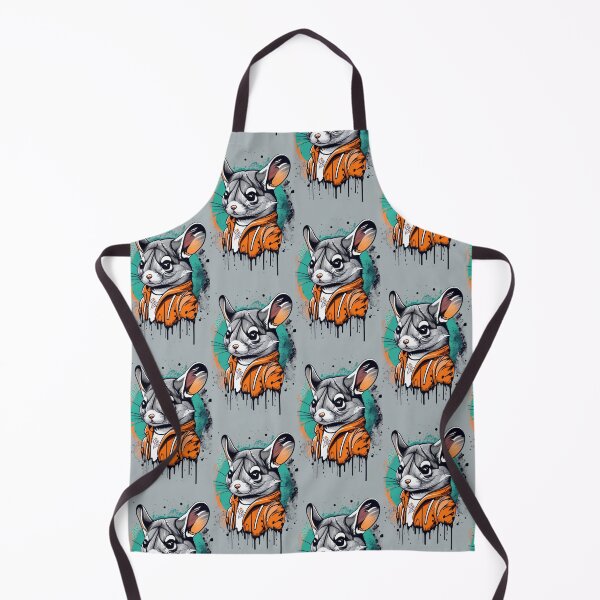 Item preview, Mouse Orange And Green Watercolor designed and sold by FenwickDesign99.