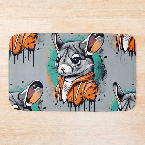 Item preview, Mouse Orange And Green Watercolor designed and sold by FenwickDesign99.