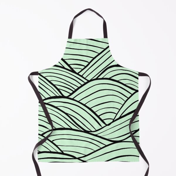 Item preview, Snowy Mint Abstract Brush Pattern. designed and sold by ARichArts.