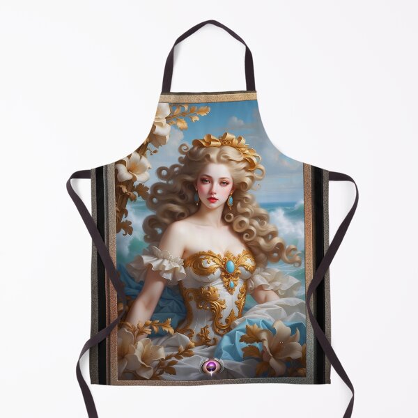 Item preview, Venus The Goddess Of Love Amidst The Sea Mythological AI Concept Art Portrait by Xzendor7 designed and sold by Xzendor7 Digital Art Creations.