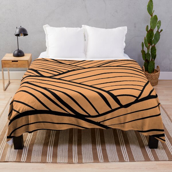 Item preview, Sandy Brown Abstract Brush Pattern. designed and sold by ARichArts.