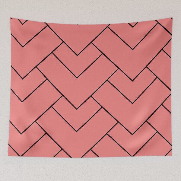 Item preview, Light Coral Geometric Abstract Pattern. designed and sold by ARichArts.