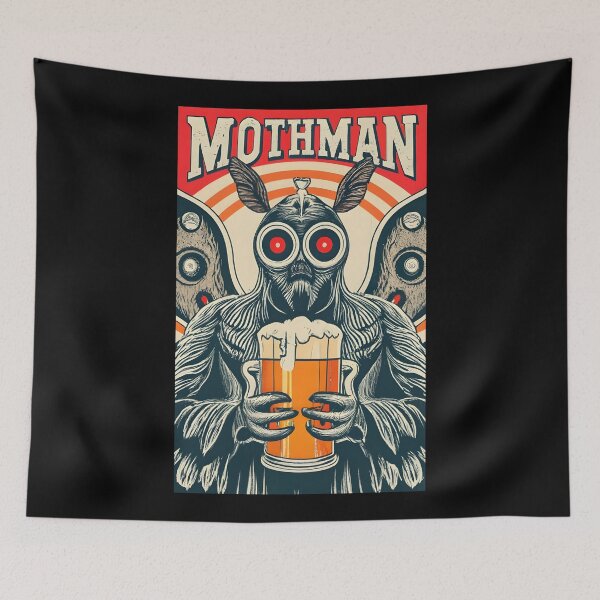 Artikelvorschau, Mothman liebt Bier entworfen und verkauft von SidTastic .