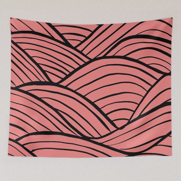 Item preview, Light Coral Abstract Brush Pattern. designed and sold by ARichArts.