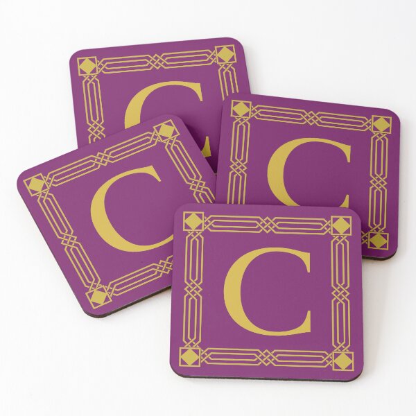 Item preview, Letter C Monogram Gold designed and sold by Jeallan Designs.