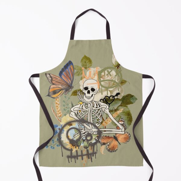 Item preview, Skeleton with white rose and graffiti designed and sold by VieBelieve.